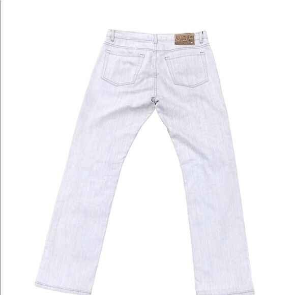 RARE John Varvatos Designer Jeans Size 34 White/Gray - Picture 5 of 13